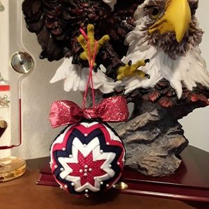 Beautiful Patriotic Ornament Ball
